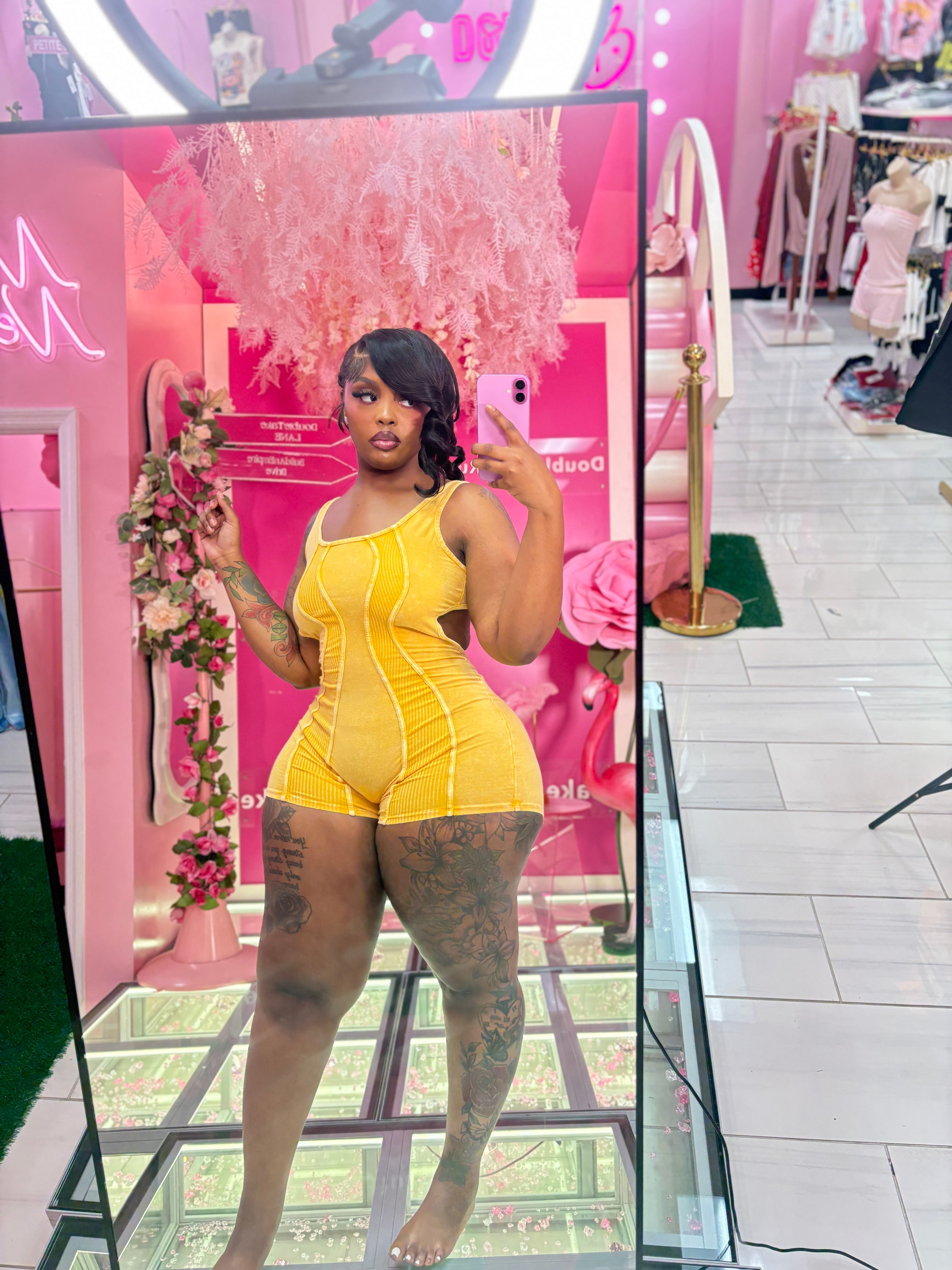 The get Active back out romper