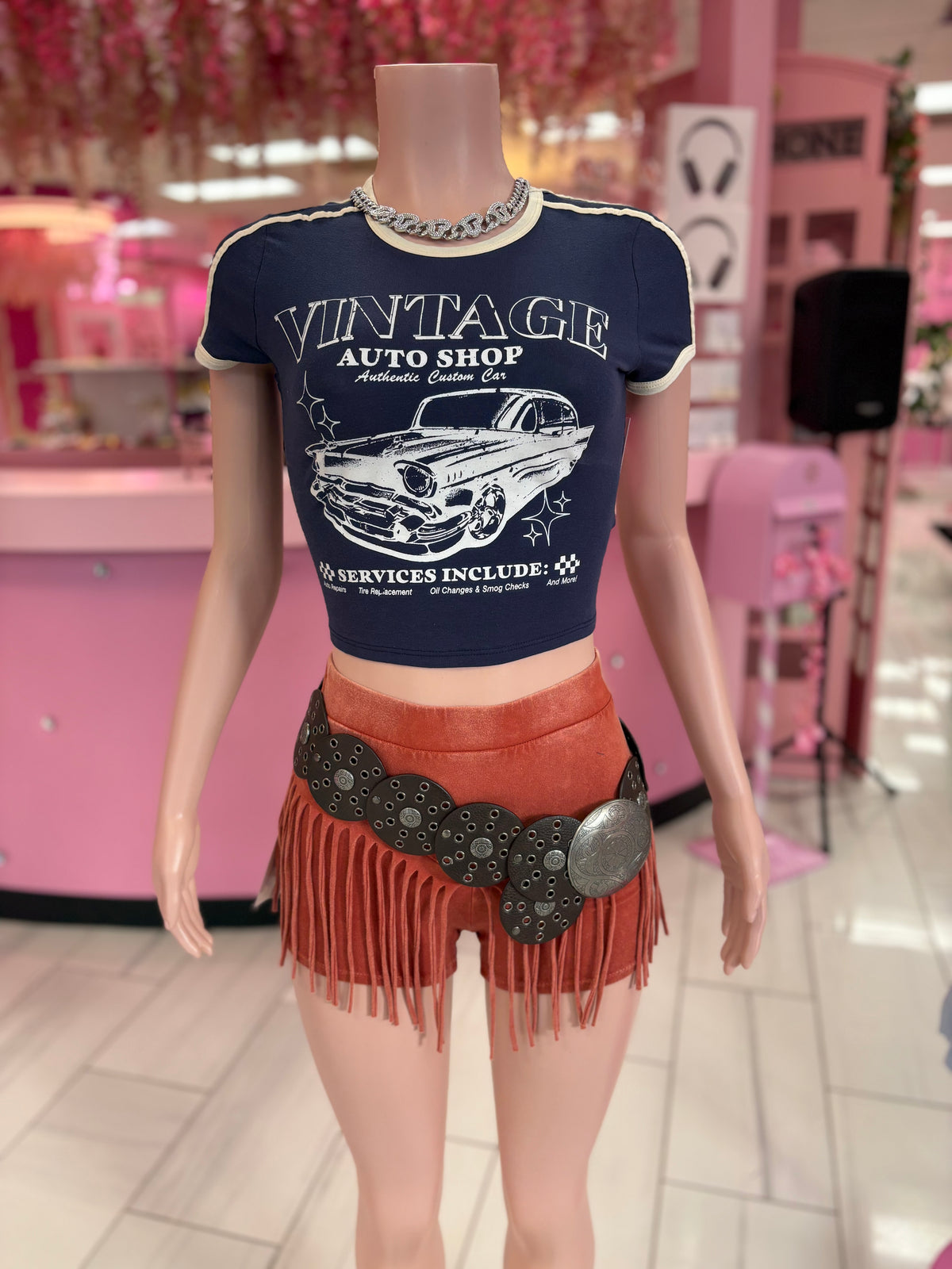 Vintage Auto Crop Tee
