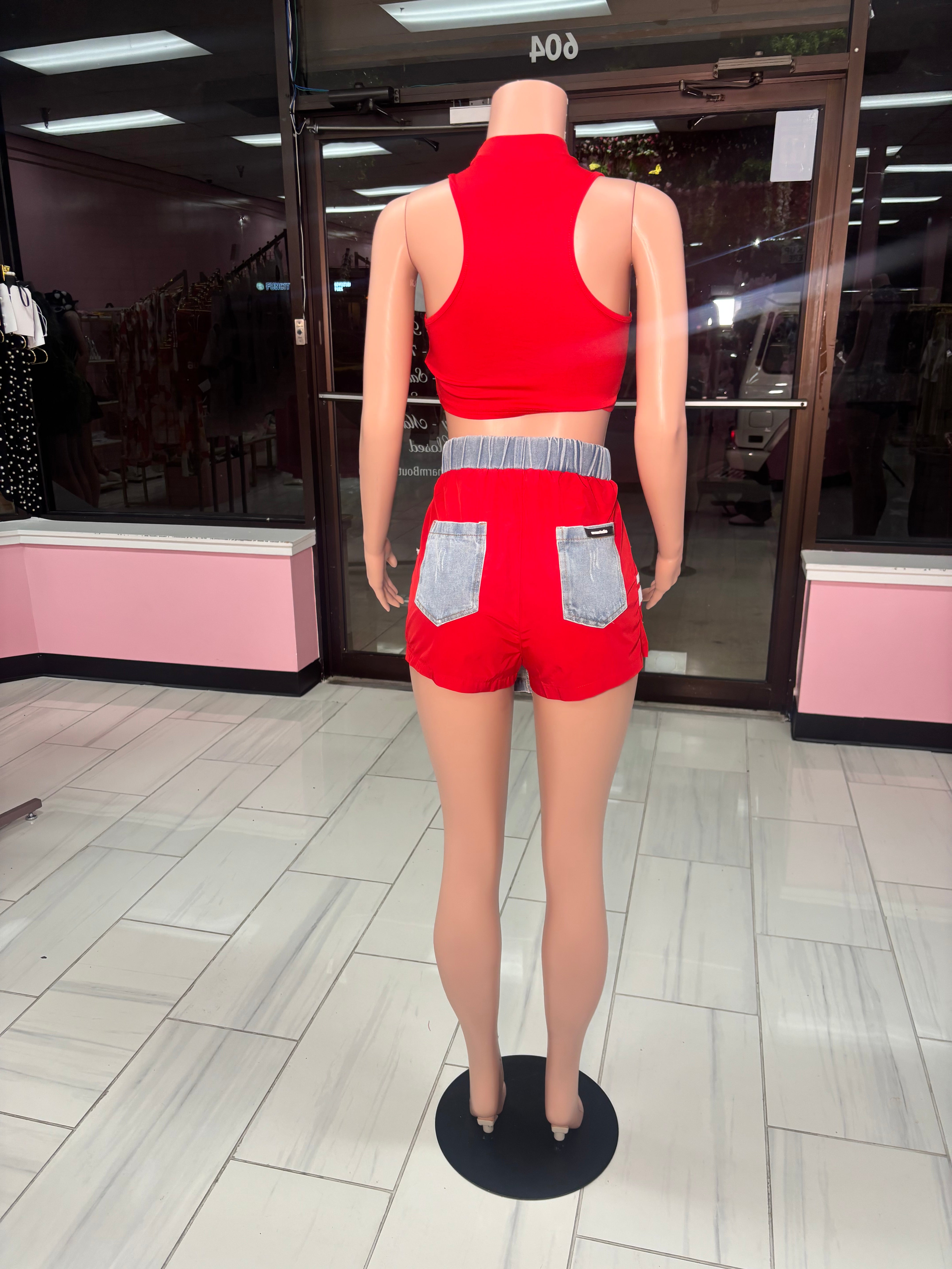 The Two in one 23 is back Skirt|Skort (comes with black half top