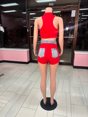The Two in one 23 is back Skirt|Skort (comes with black half top