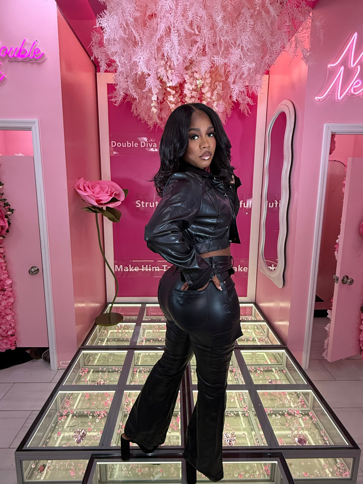 The Heavy Duty Leather Pants Set