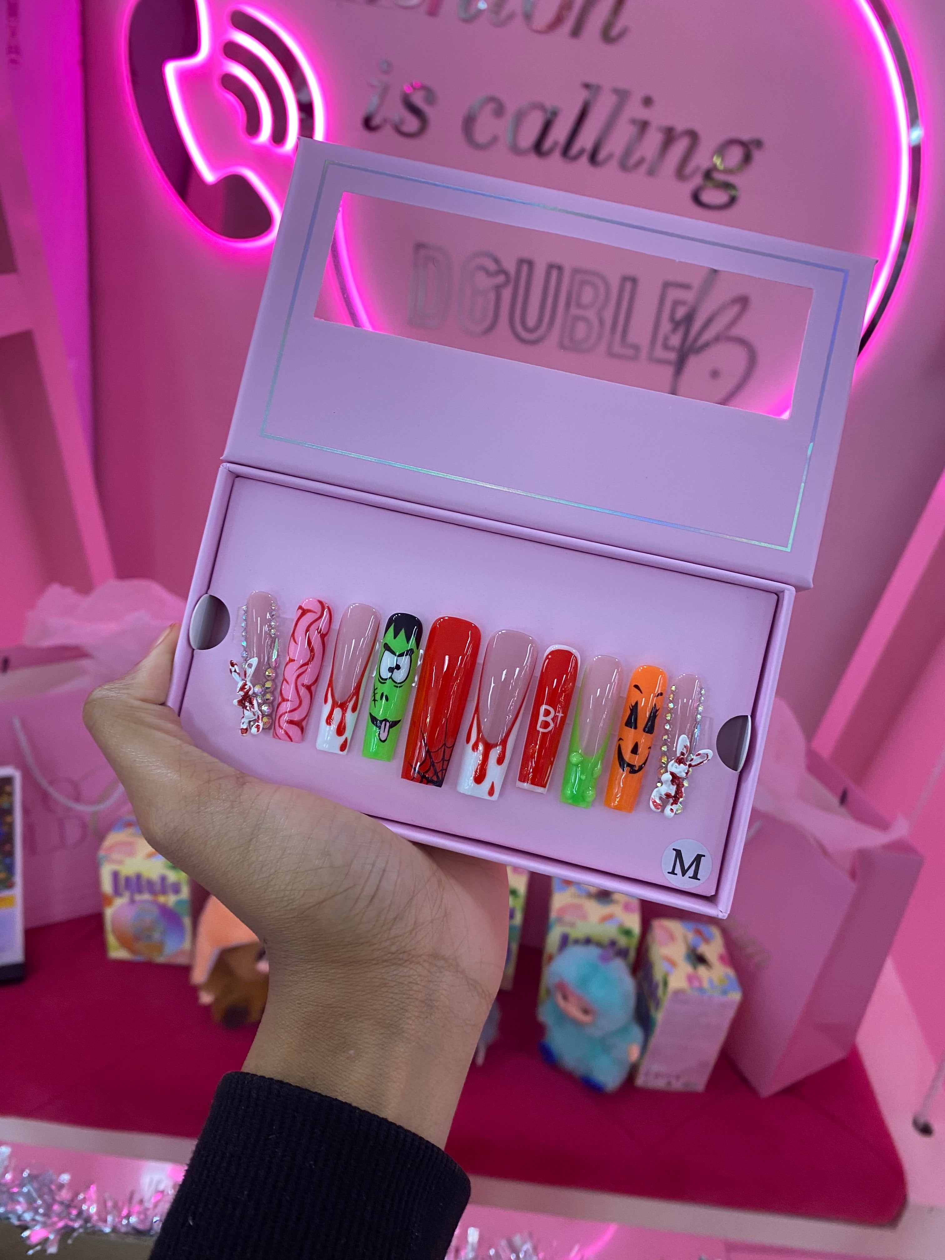 Custom Charmer Press On Nails