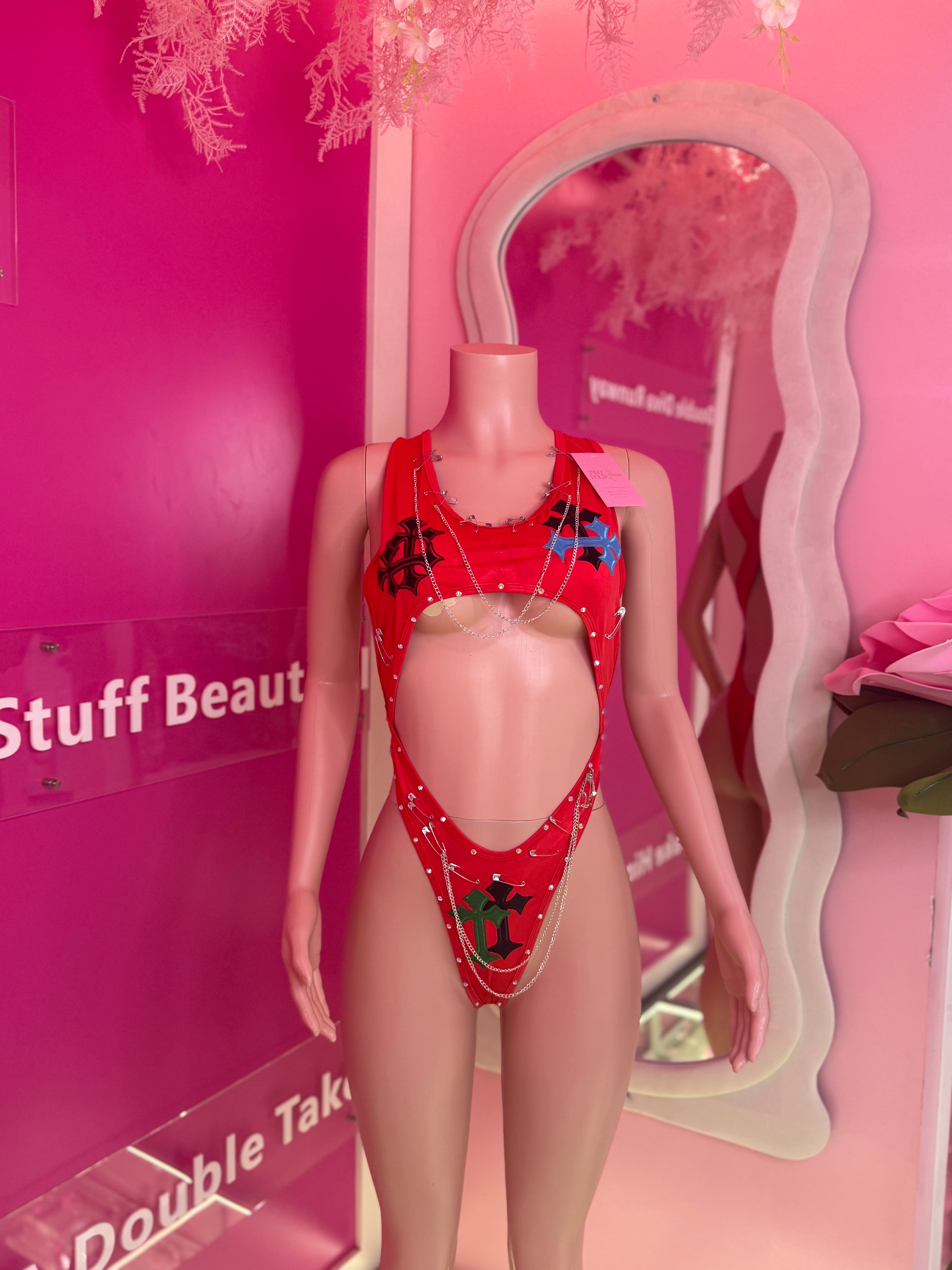 Double Cross dancewear outfit