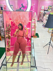 The Scrunchy Pretty Capri Set