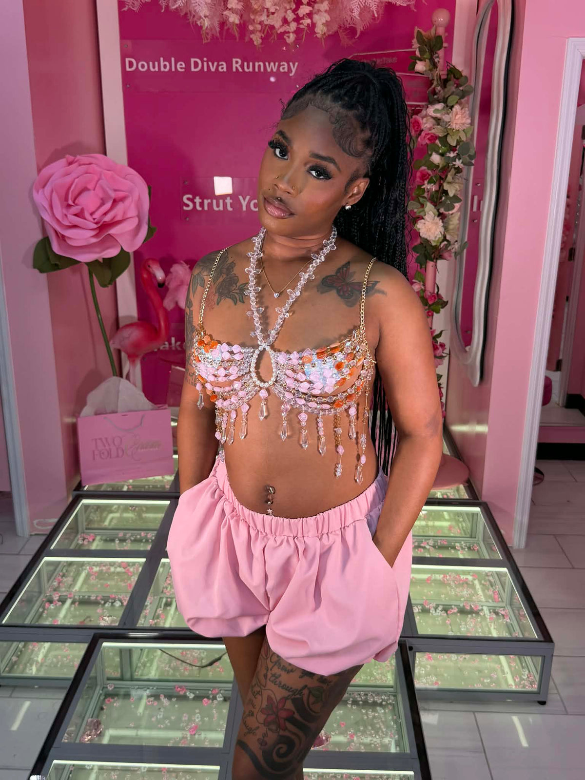 The foreign island girl Top
