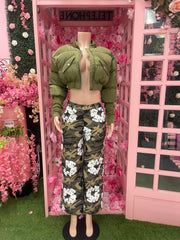 Army Fatigue Flower Pants