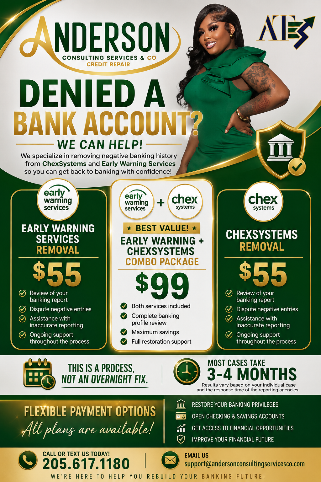 Chex removal and Early Warning Sytems