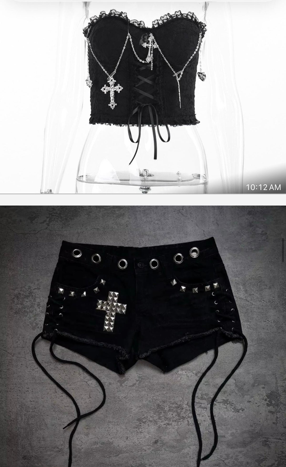 Chrome heart Short Set