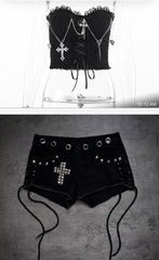 Chrome heart Short Set