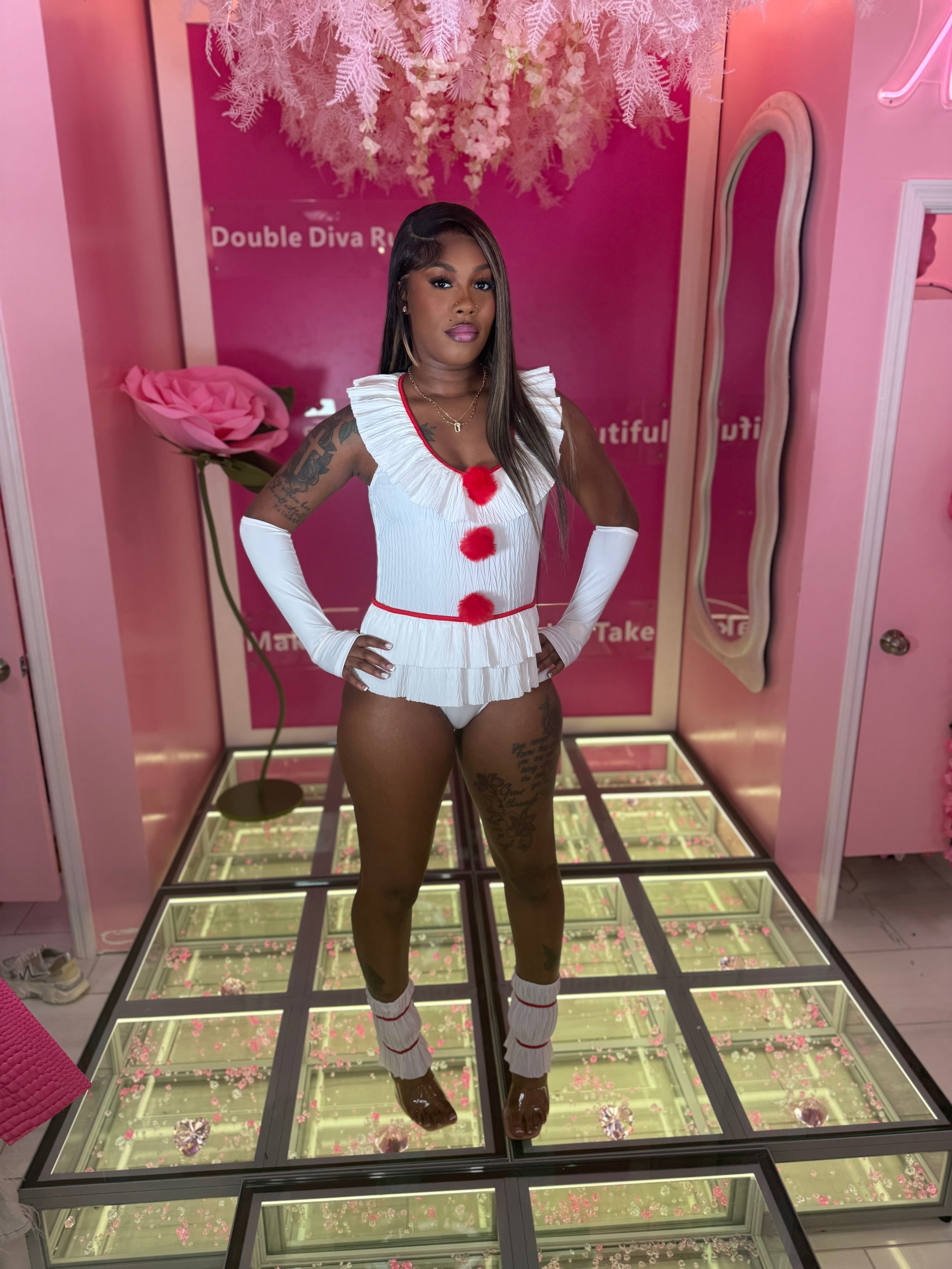 Women Clown Halloween costume