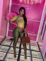 Heavenly Angels Sheer Top & Capri Set