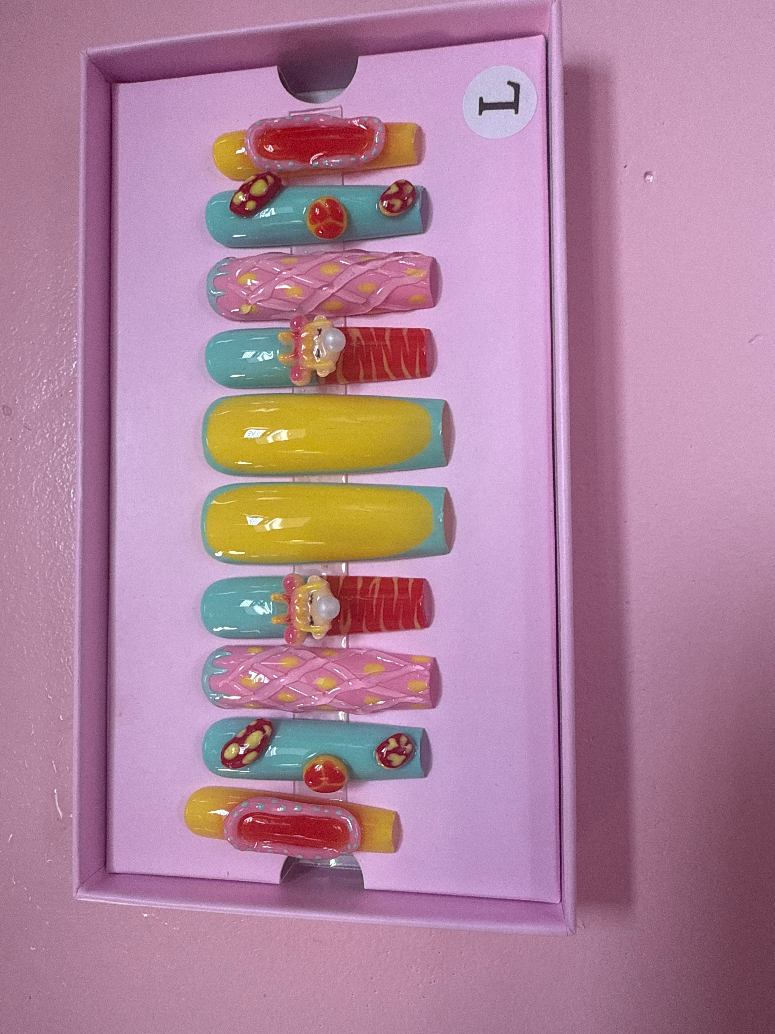 Custom Charmer Press On Nails