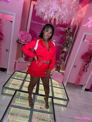 Red Alert Sport Luxe Skirt Set
