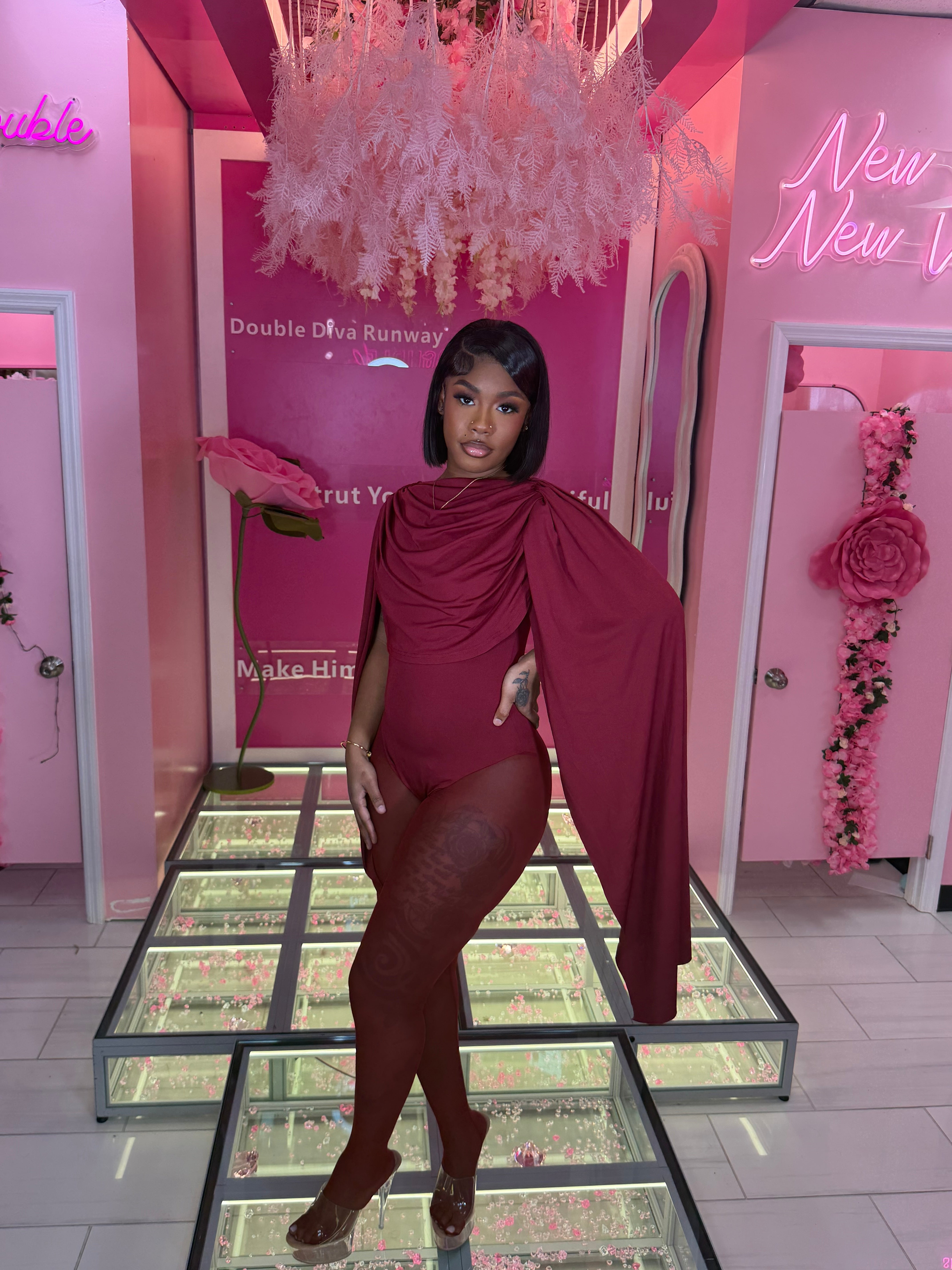 Too Hott 2 Handle Sheer Jumper