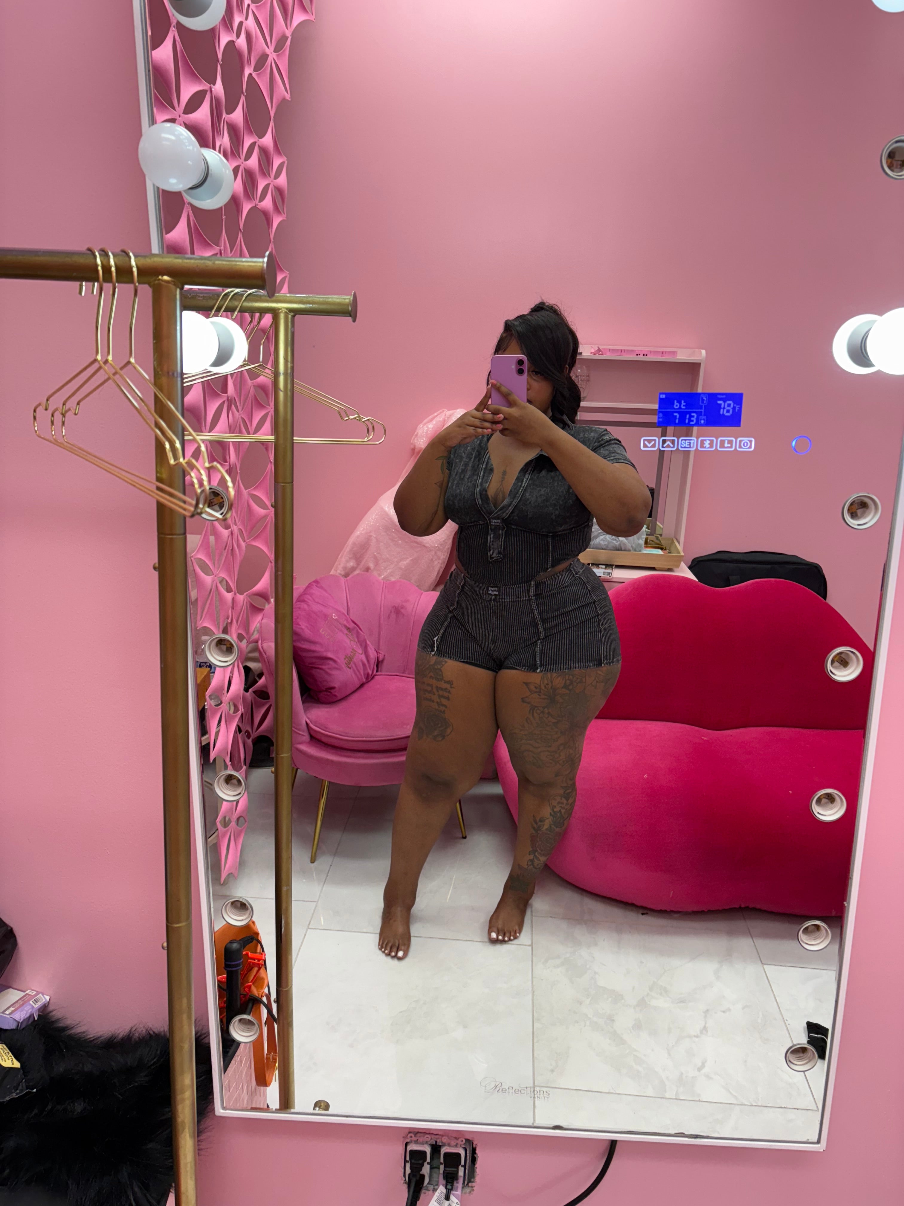 The Stone Wash Short set