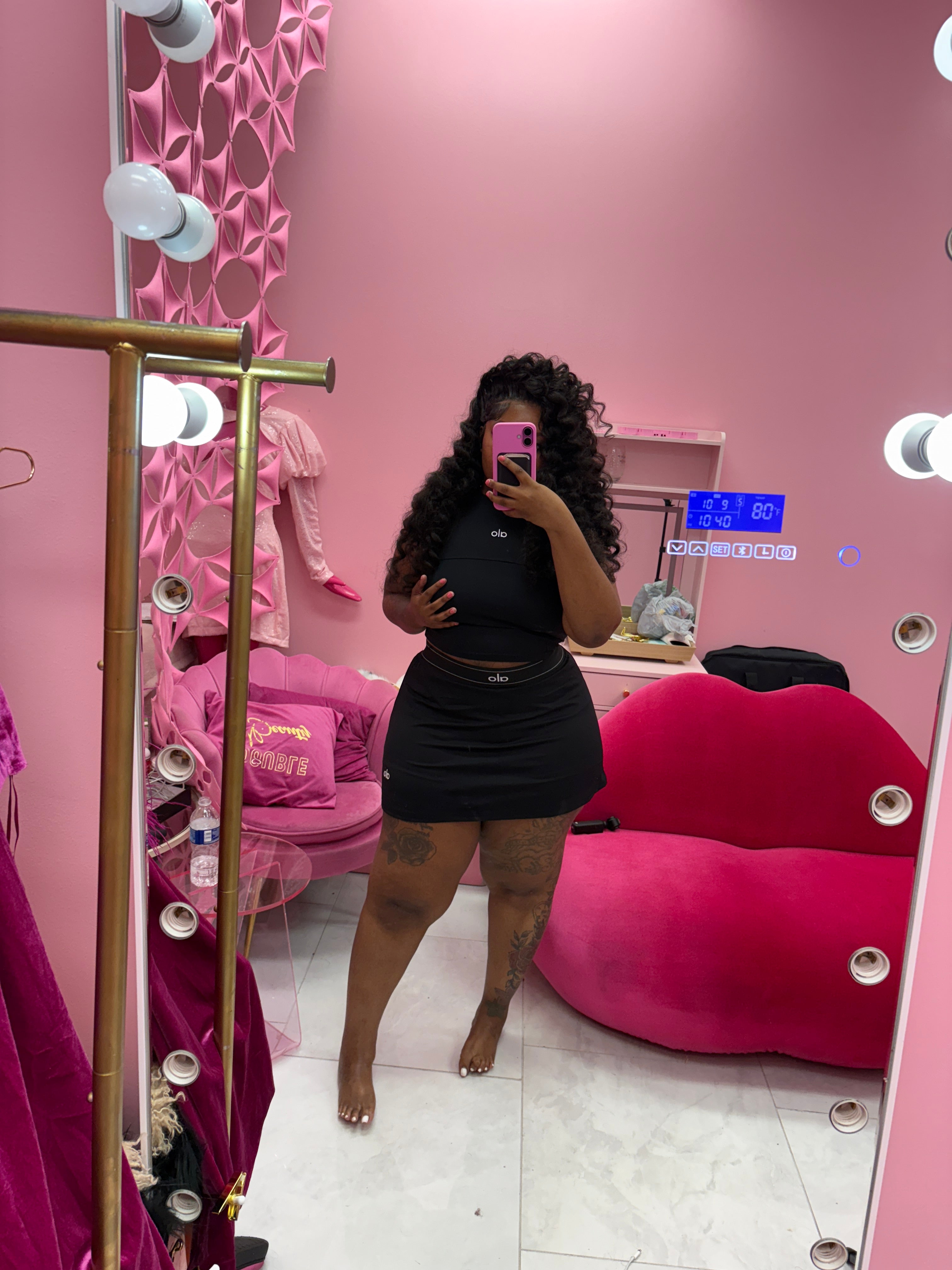 Alo Halter Skort Set