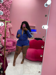 The It Girl Windbreaker Jacket and Short Set