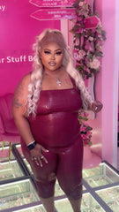 The Burgundy Snake Skin Romp