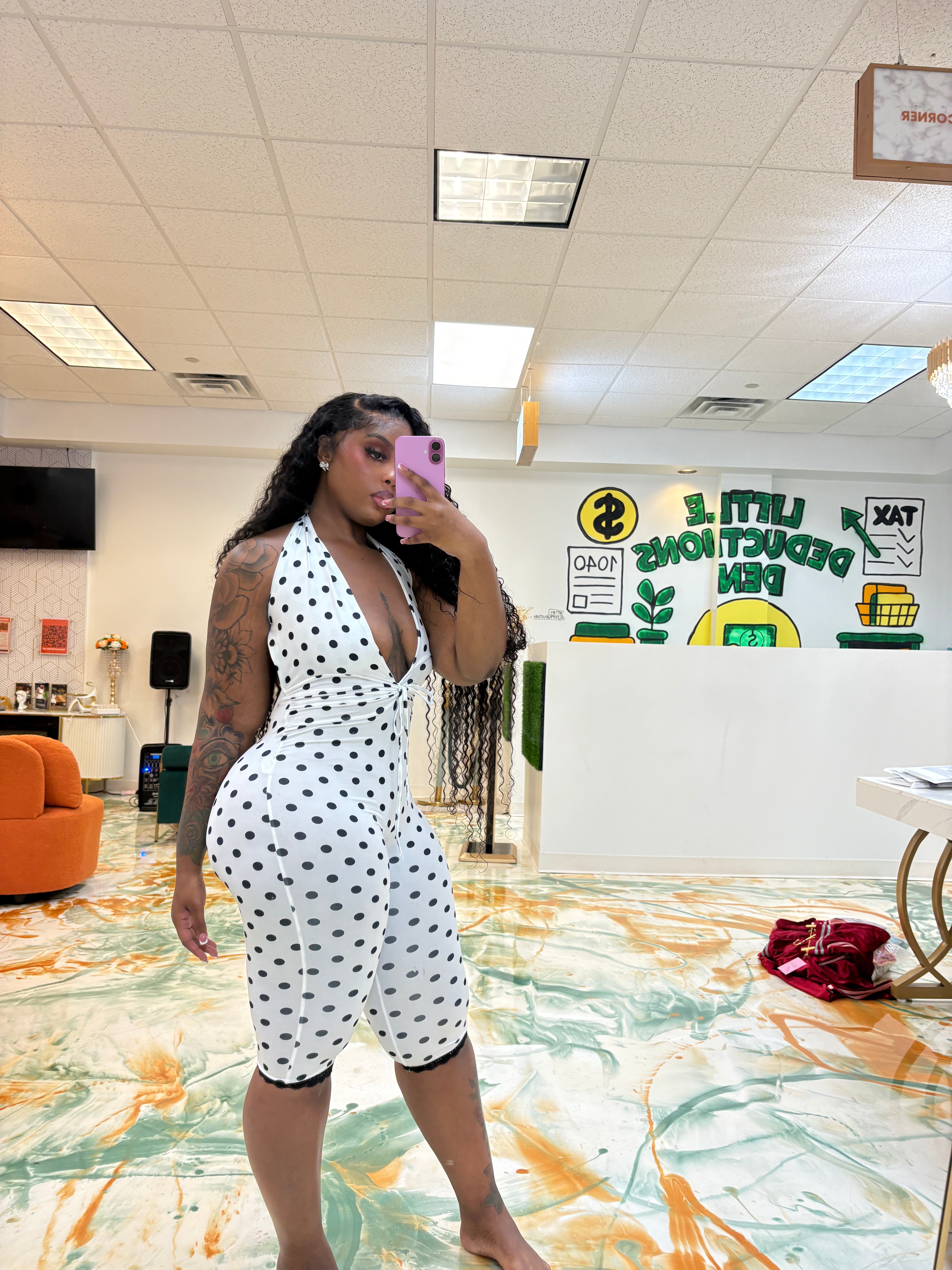 Polka Dot After Dark Set