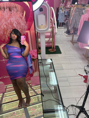 Violet Heat Mini Dress