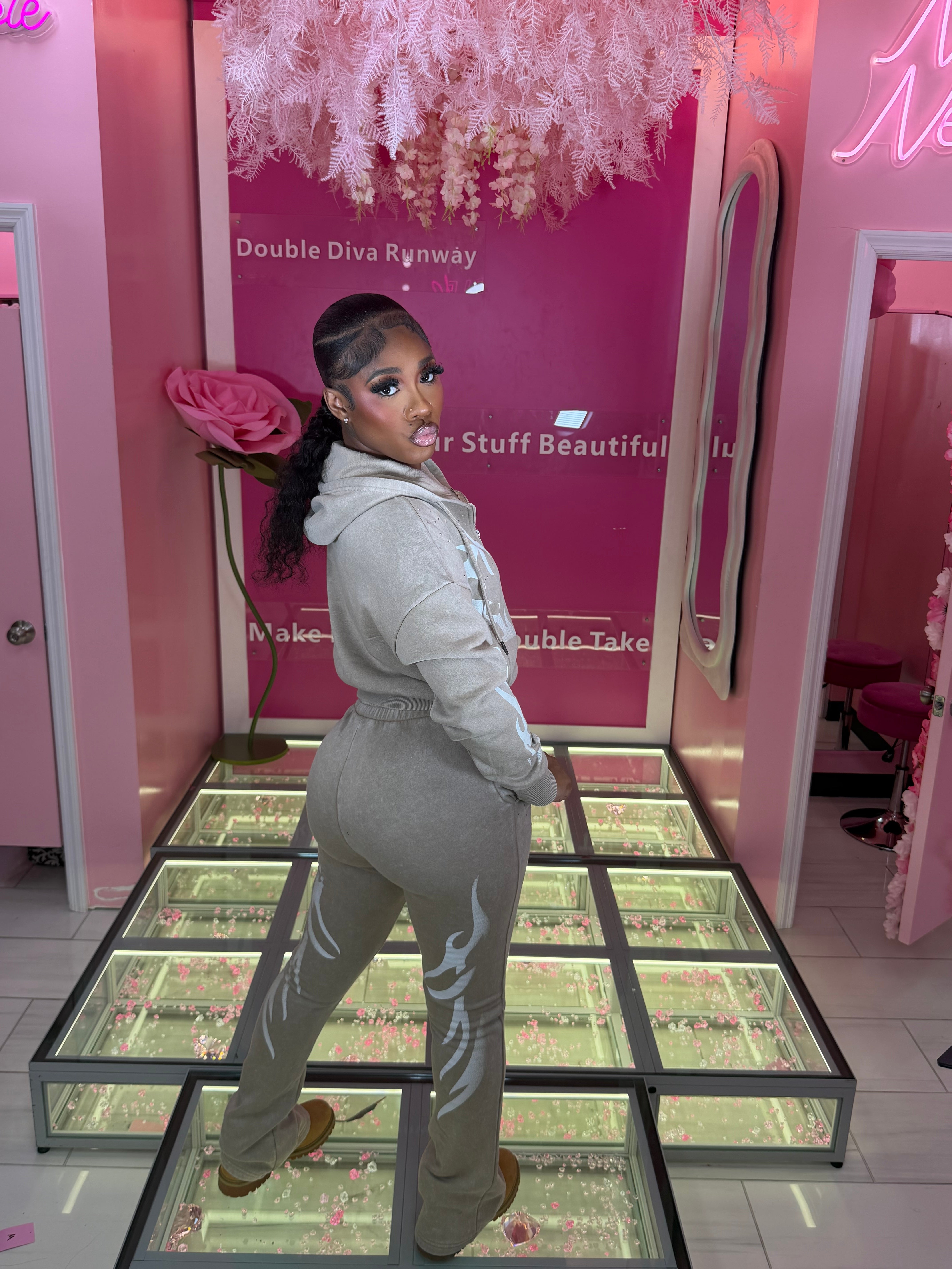 The Rock out pants set