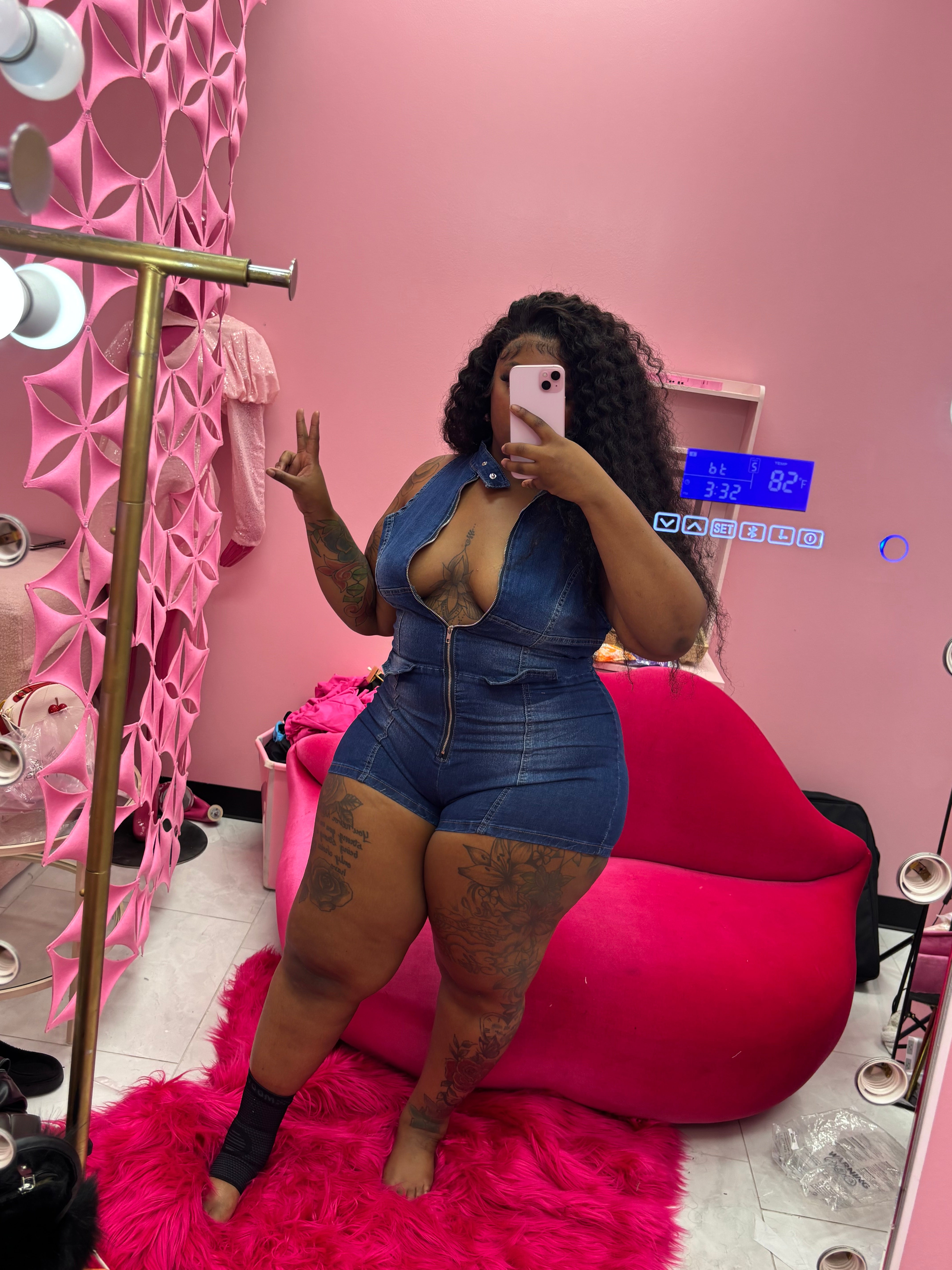 Denim Diva Romper