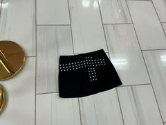 Studded Noir Shorts