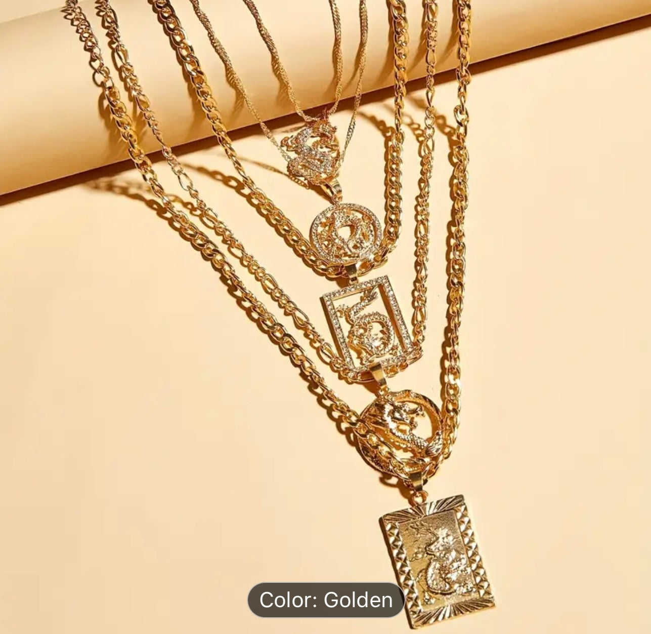 5pc layer Chain Necklace