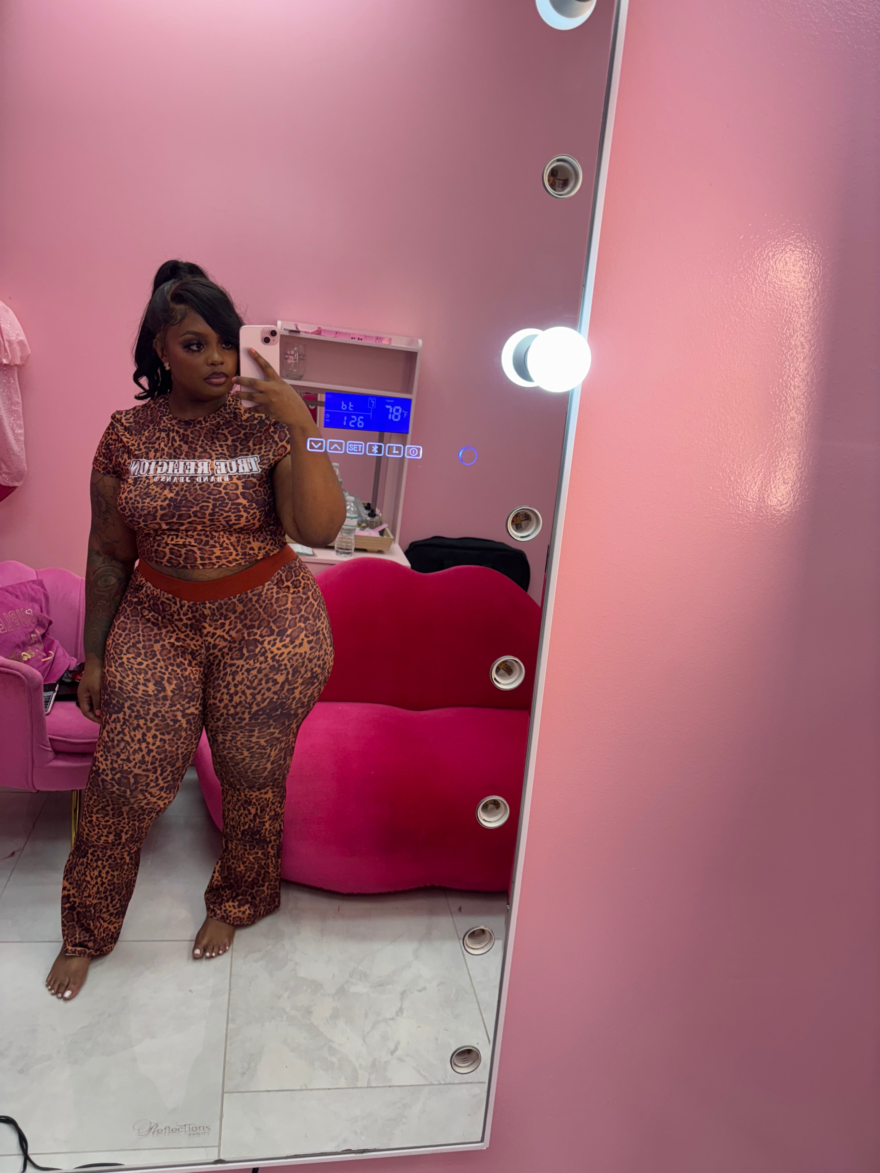 So True Cheetah Pants Set