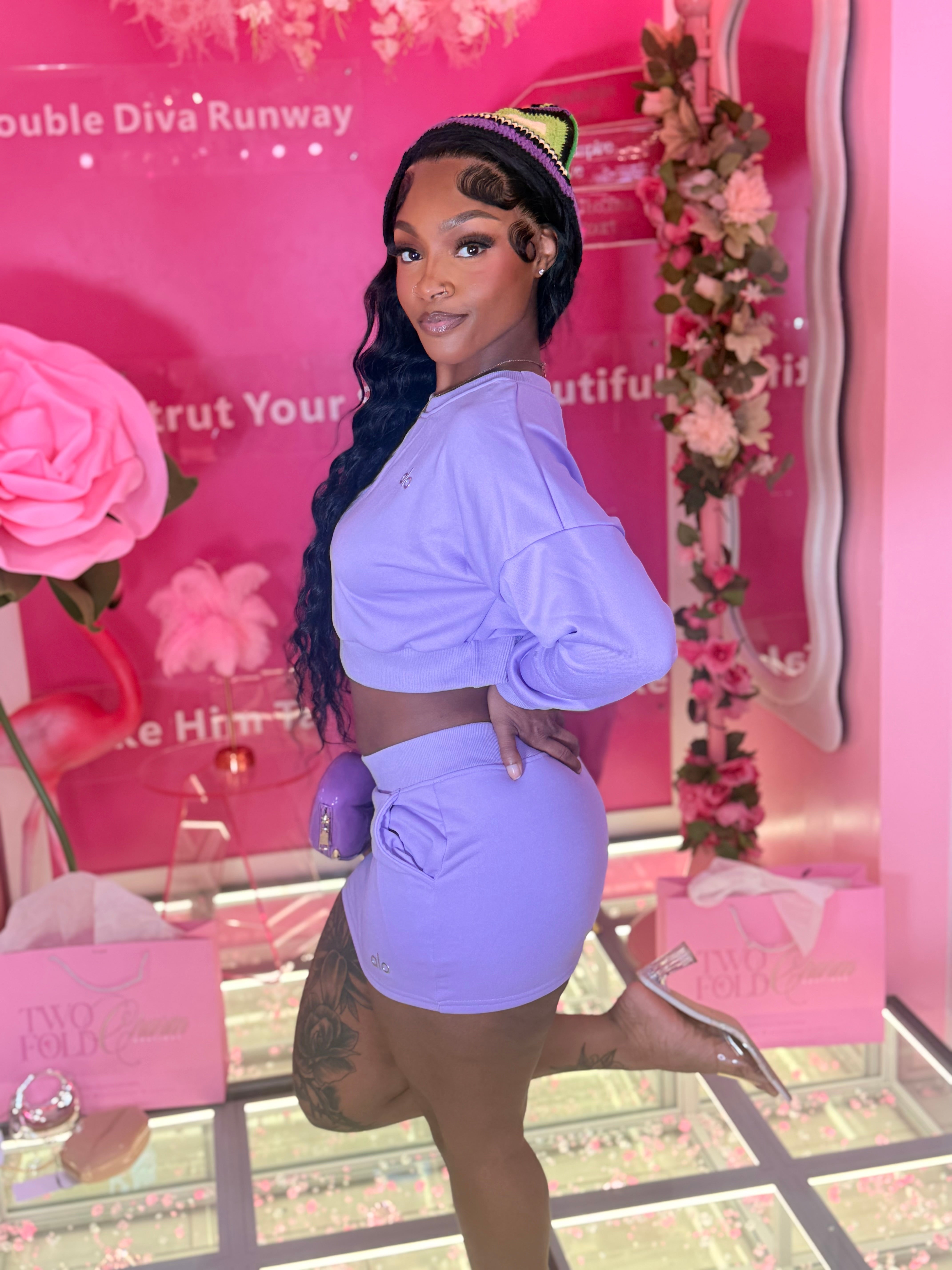 The Viral Alo Skirt Set