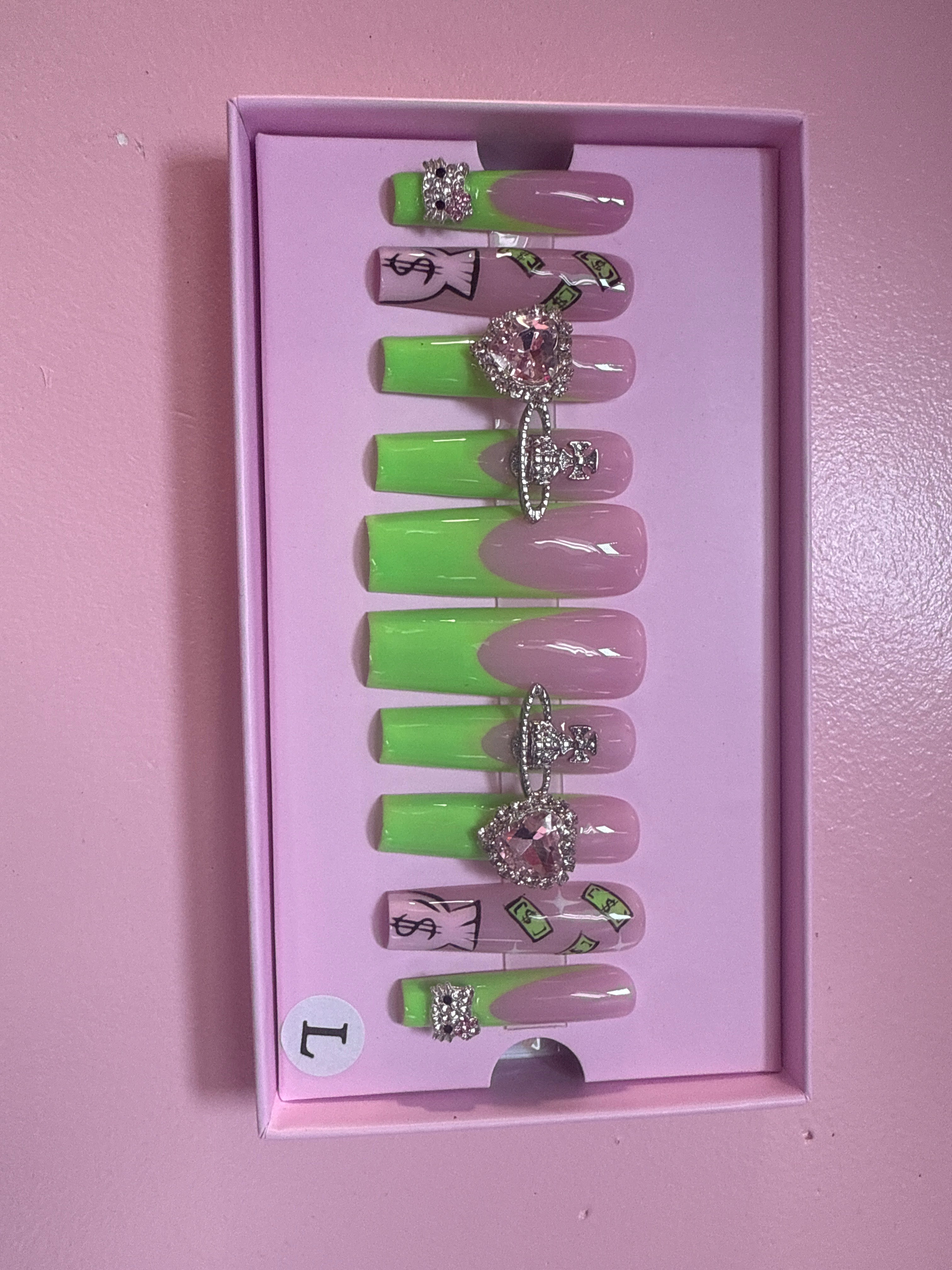 Custom Charmer Press On Nails