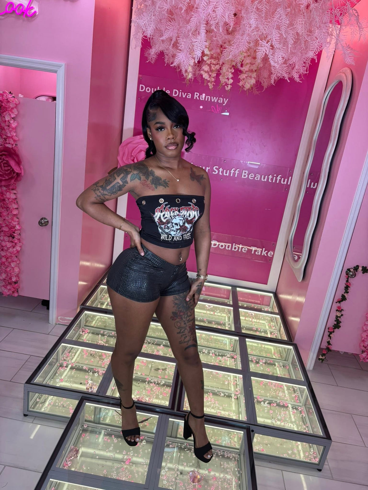 Snake Skin Shorts (only)