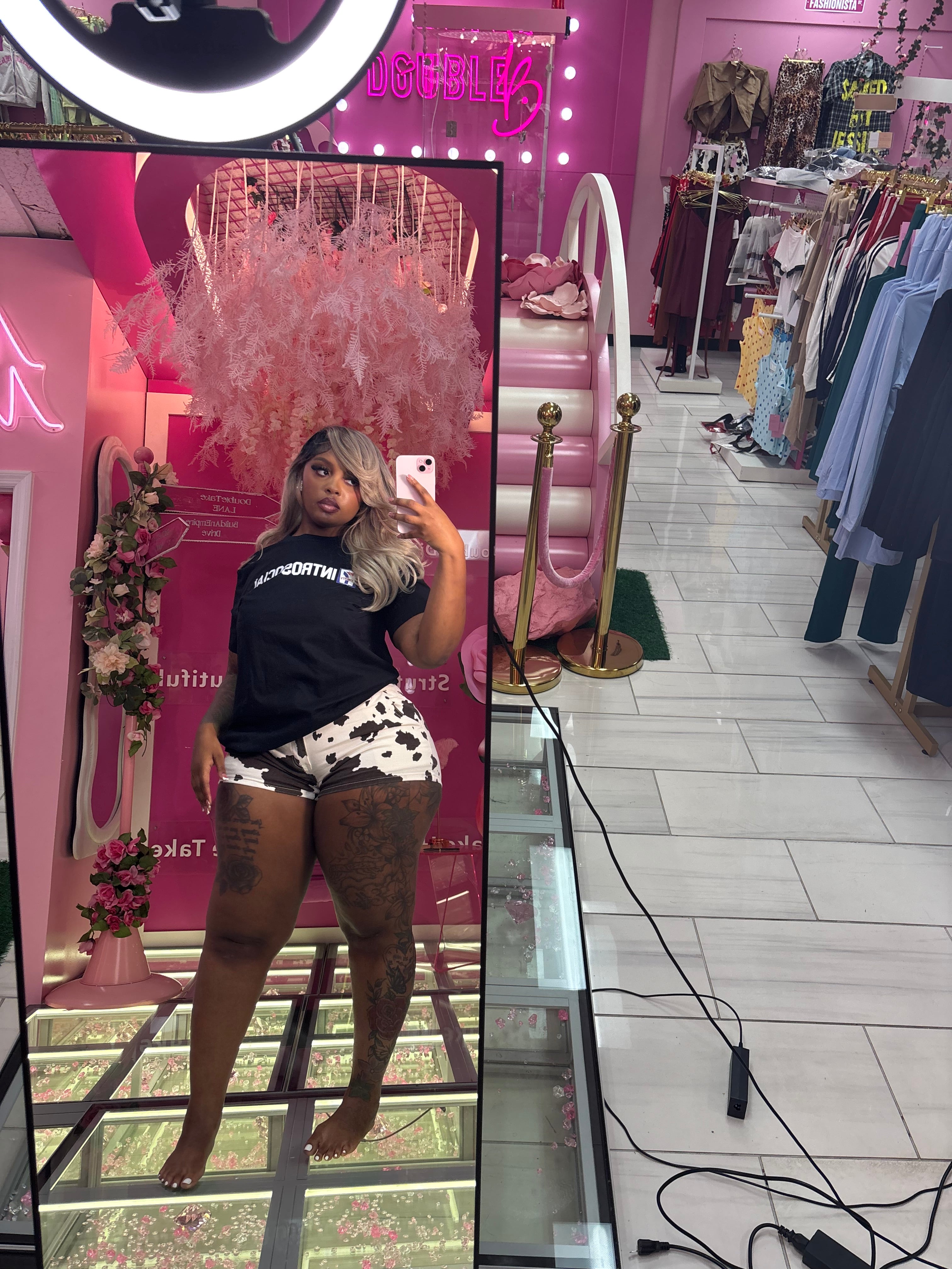 Cowgirl Print Shorts