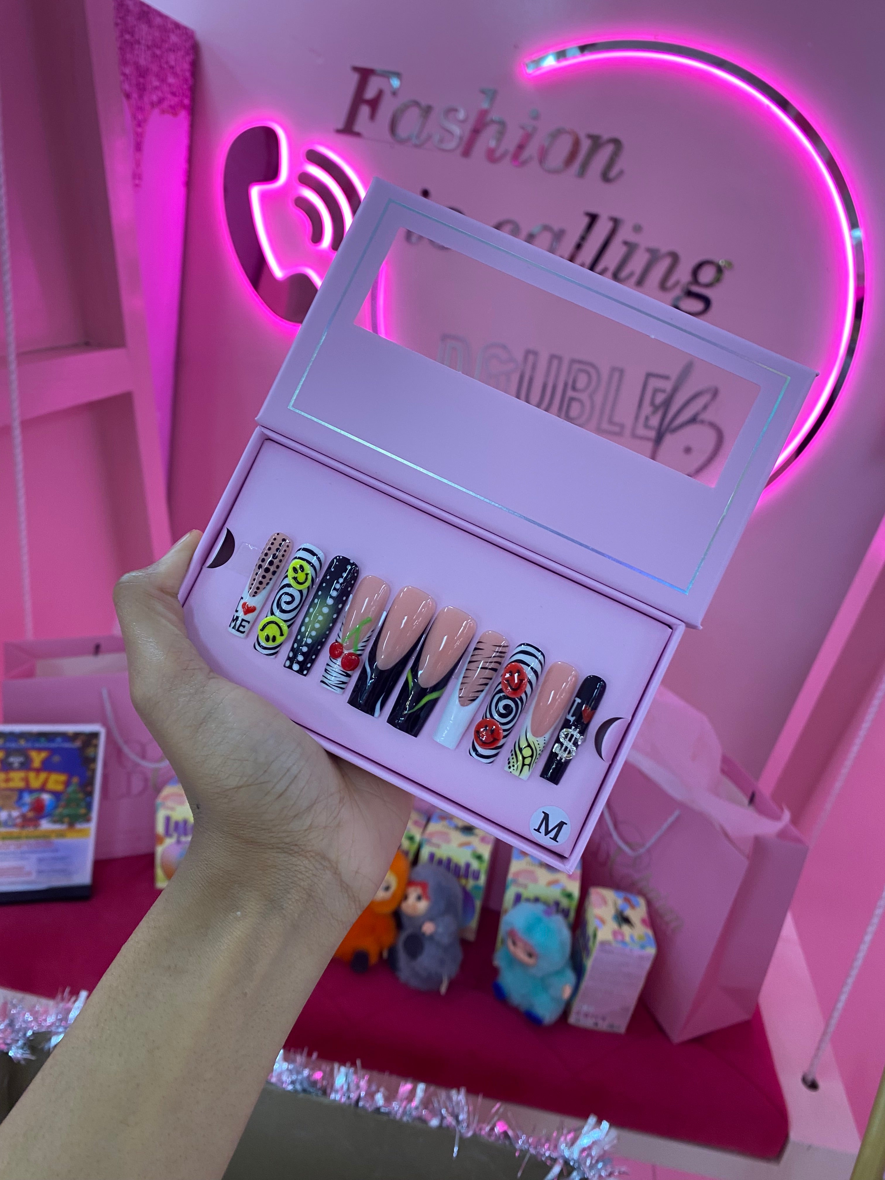 Custom Charmer Press On Nails