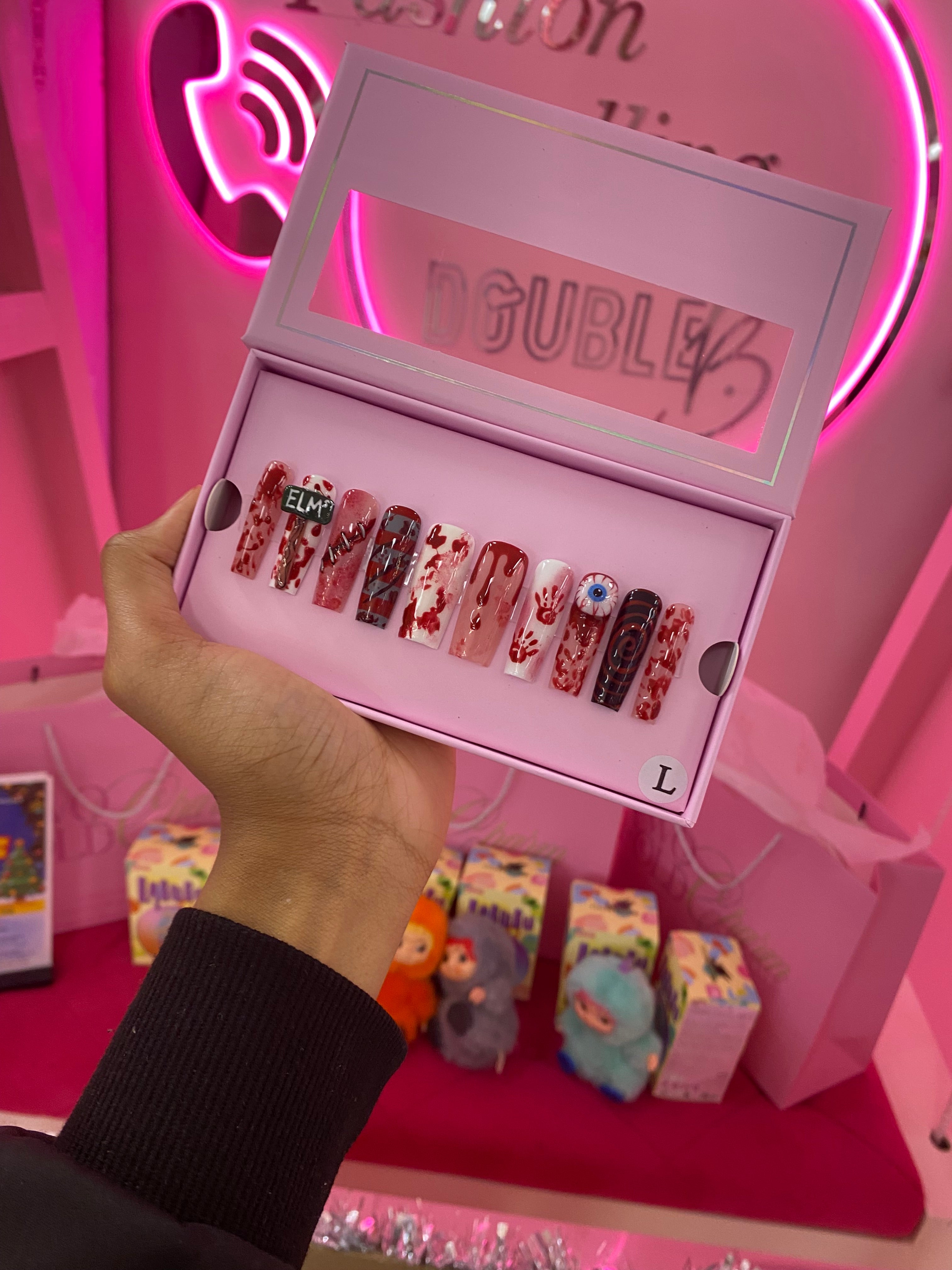 Custom Charmer Press On Nails