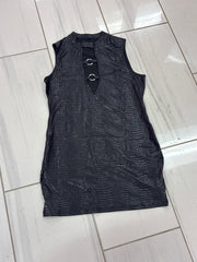 The Black Snake Skin Dress