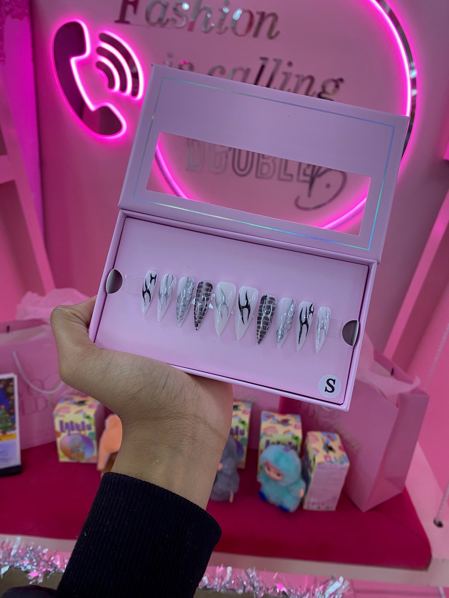 Custom Charmer Press On Nails