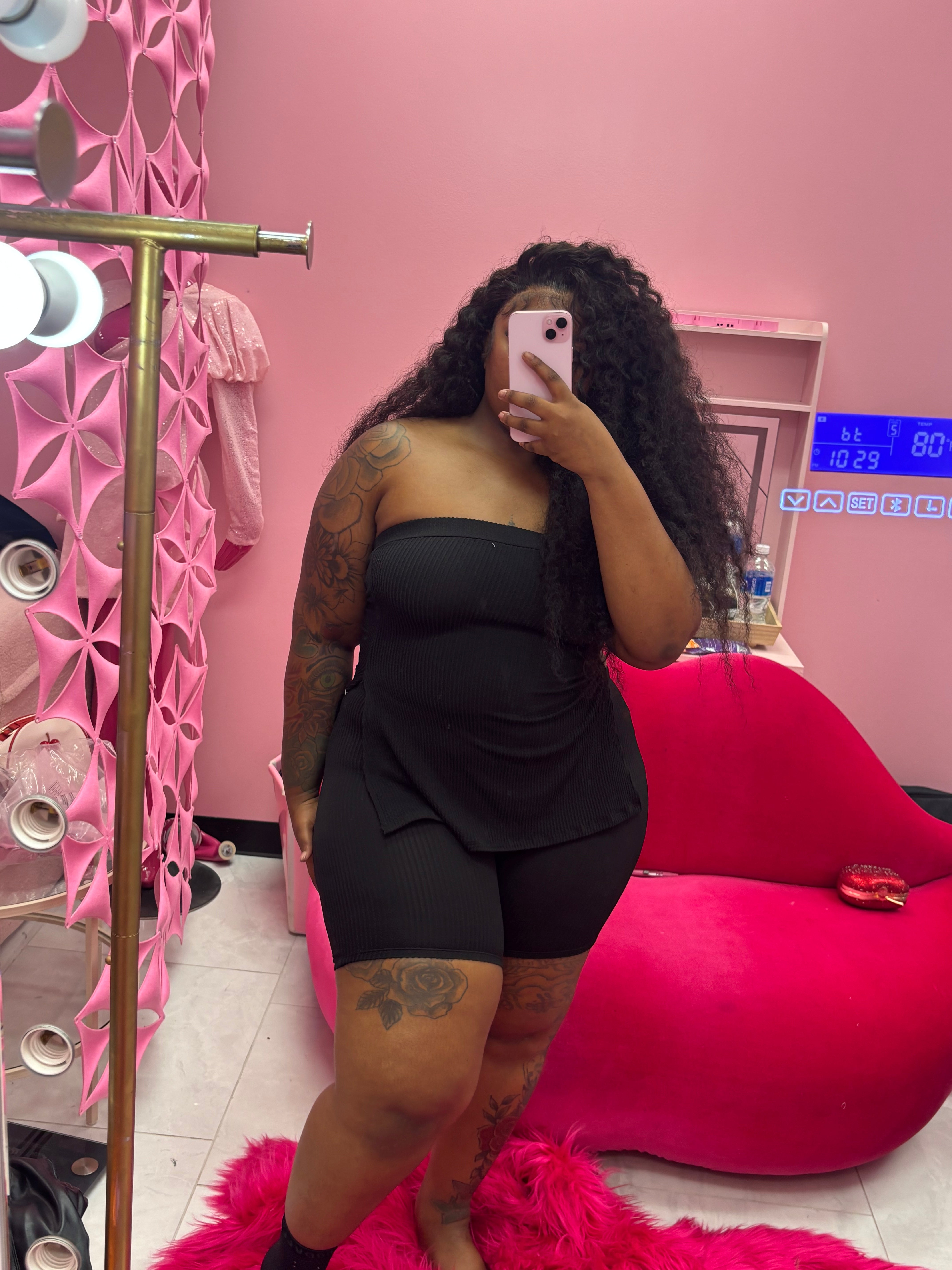 The Ribbed Tube Top & Shorts Set