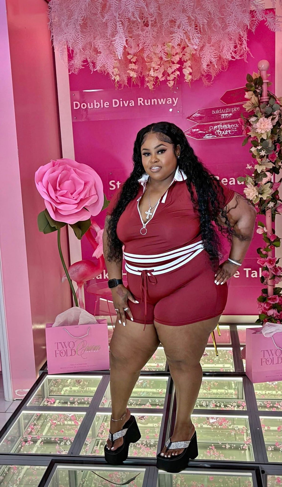 So Chic Plus Short Set