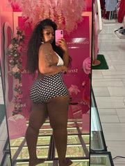 The Drama Girl polka dot romper