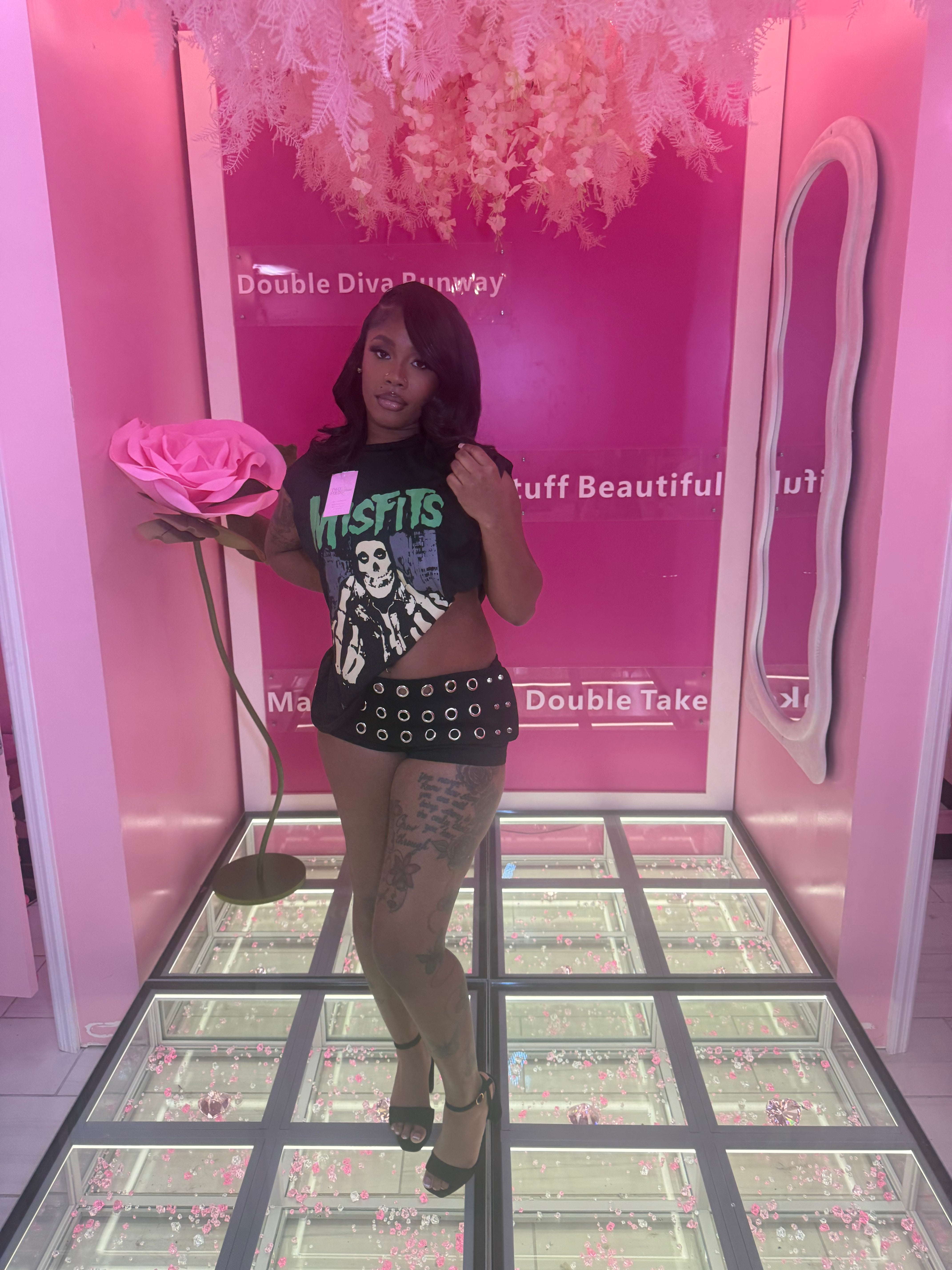 Chrome Hoop Shorts Only