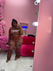 So True Cheetah Pants Set