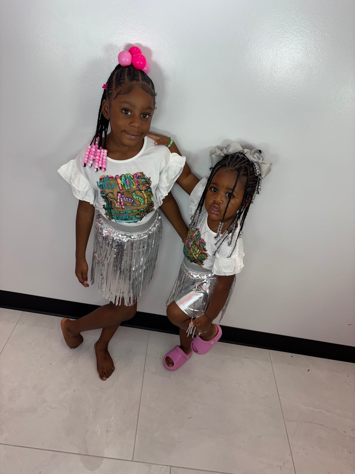 Very Sassy 2 Piece Skirt Kids Set