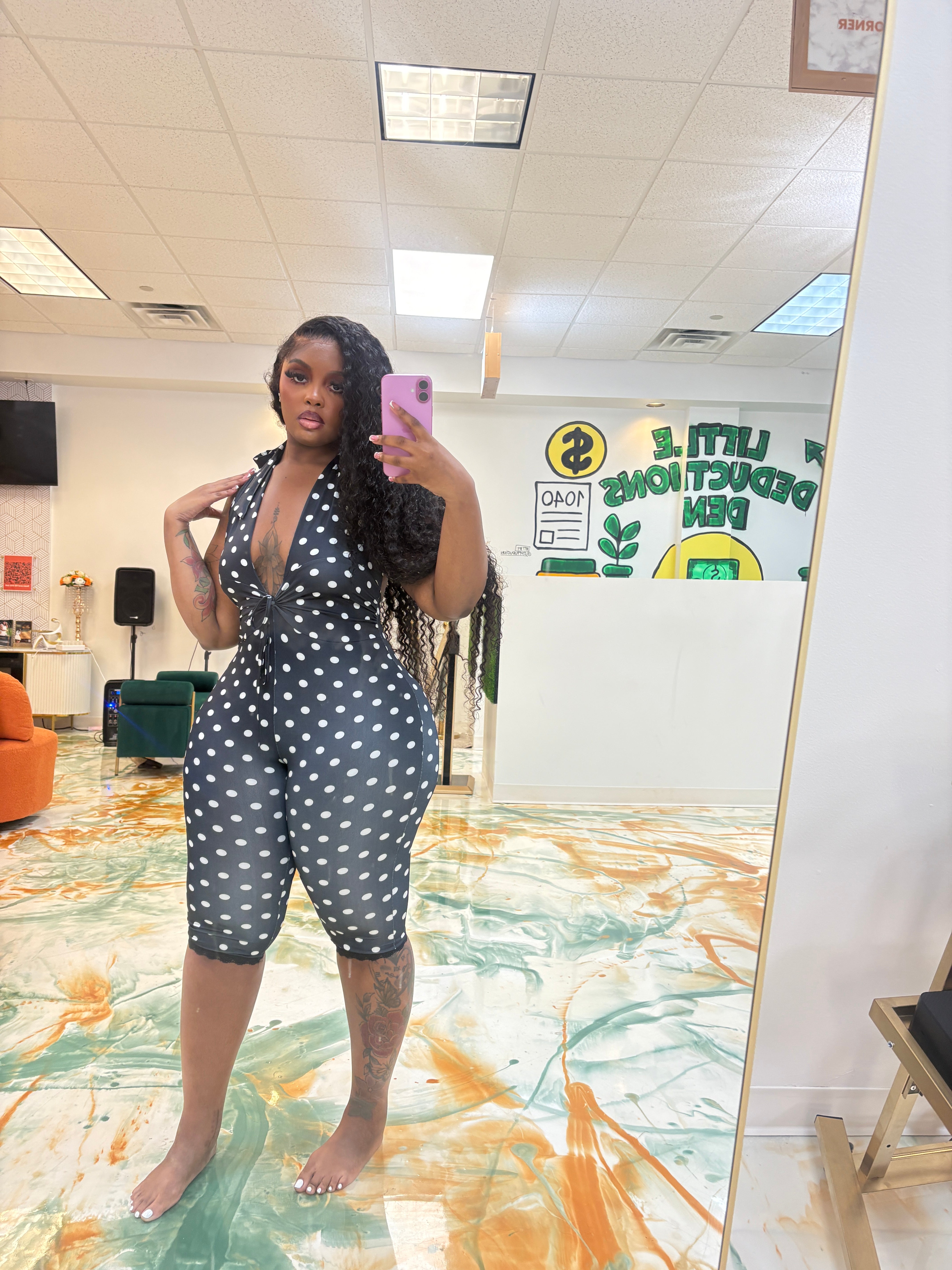 Polka Dot After Dark Set