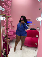 The It Girl Windbreaker Jacket and Short Set