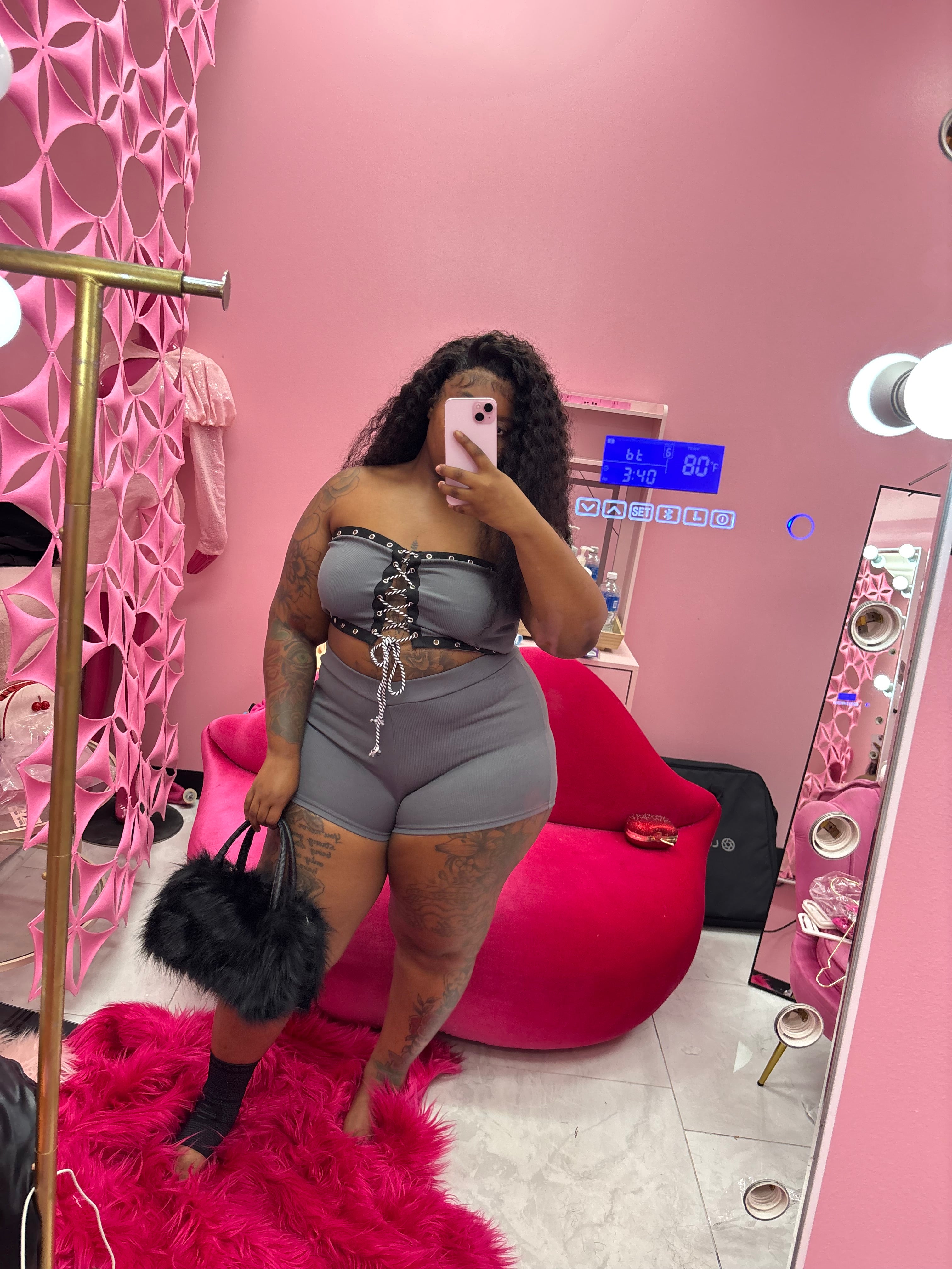 The Plus Lacey Short Set