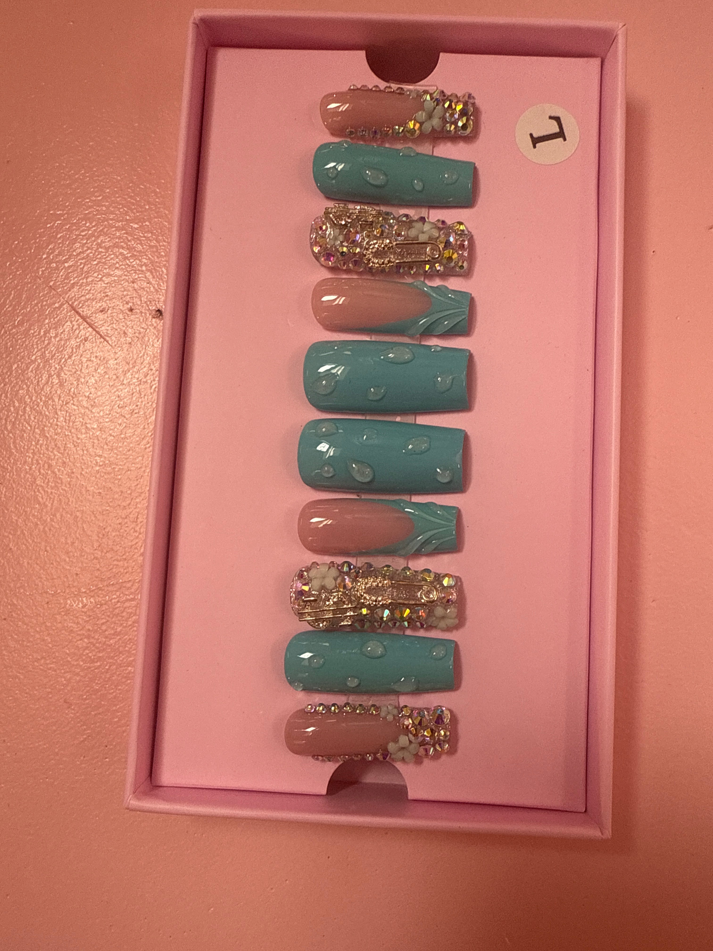 Custom Charmer Press On Nails