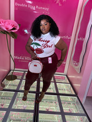 The Curvy Wild Cherry Tight Set