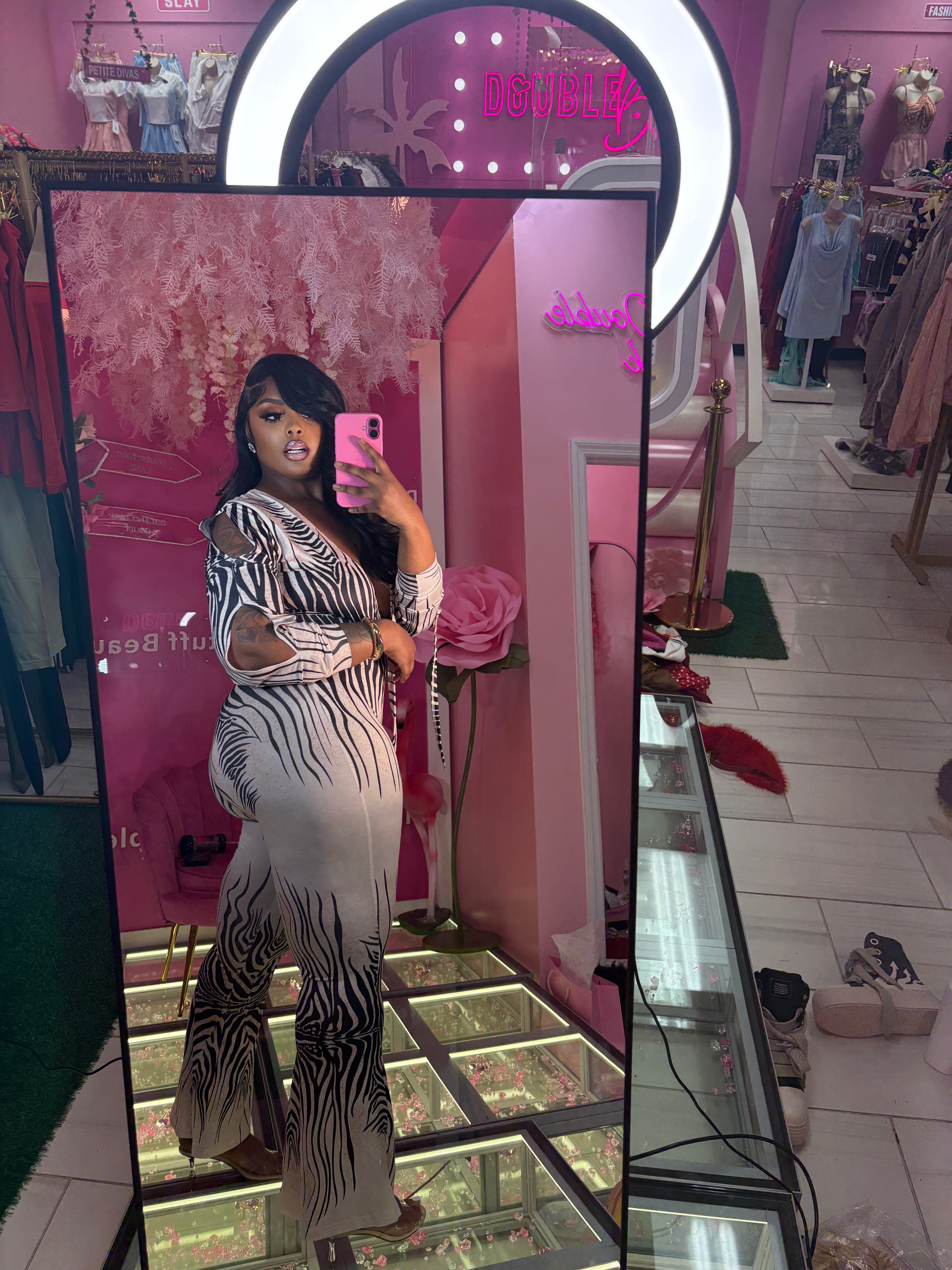 Lion Queen Wide Leg Jumper