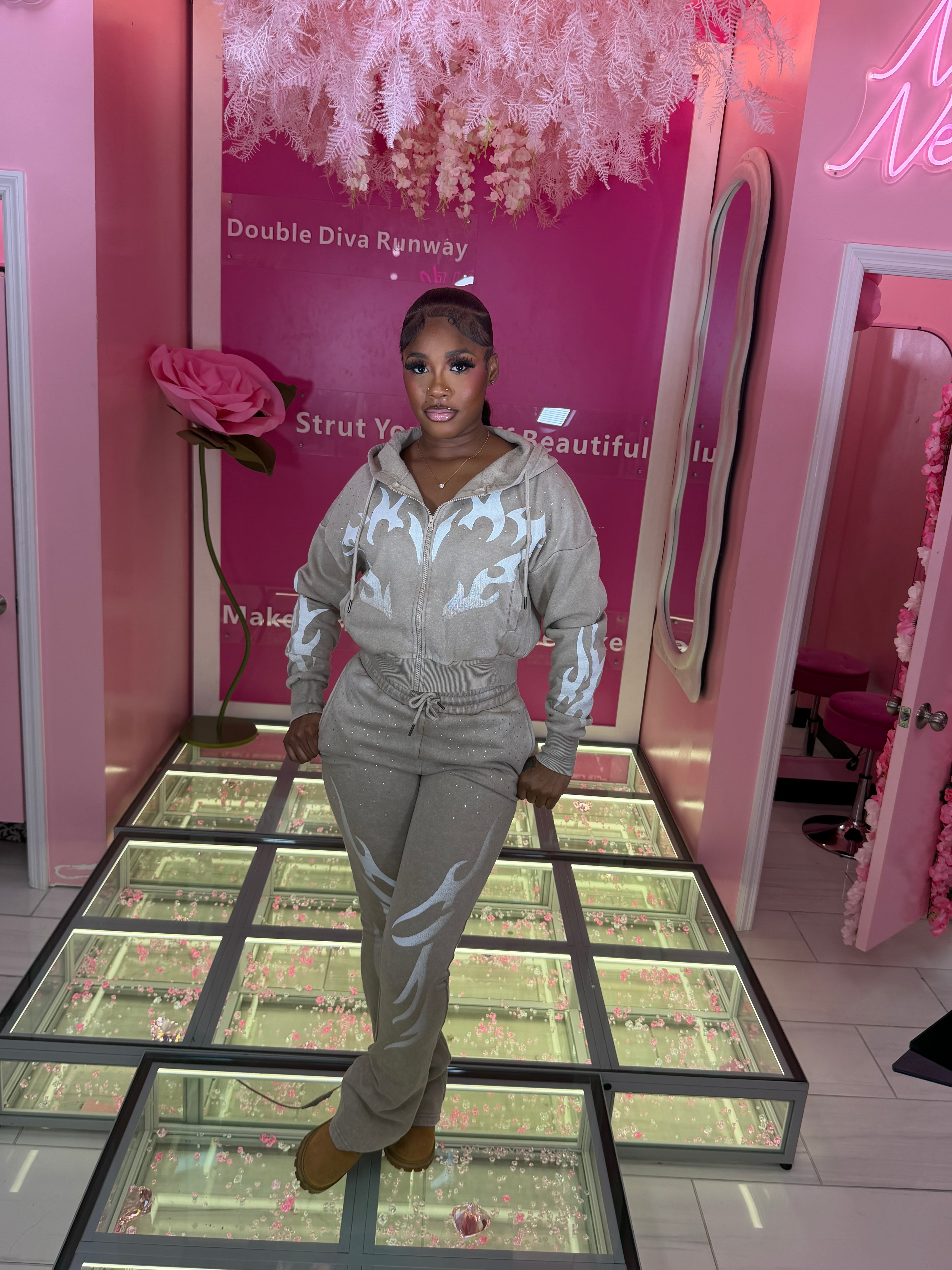 The Rock out pants set